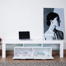 High Gloss UV Led Lights TV Stand,TV Cabinet.TV Bench.White Color. - Atlantic Fine Furniture Inc