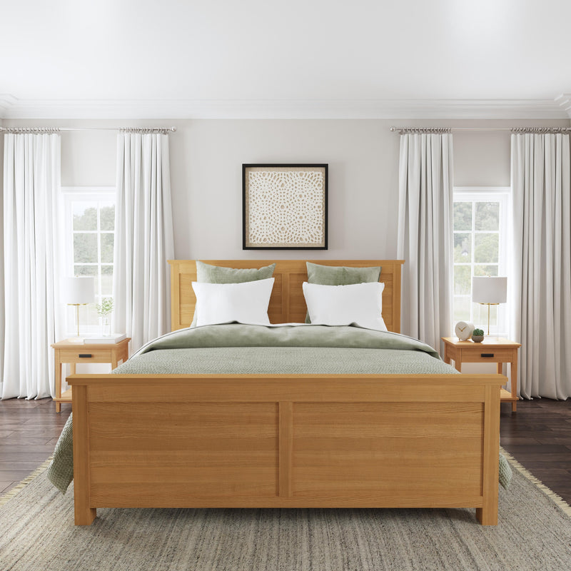 Oak Park - 3 Pc Set - King Bed And Two Nightstands - Wood