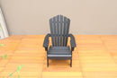 Polystyrene Adirondack Chair - Black - Atlantic Fine Furniture Inc
