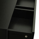 LED TV Stand for 55 inch TV, Modern Entertainment Center with LED Lights, TV & Media Furniture Console for Under TV Living Game Room Bedroom,Black - Atlantic Fine Furniture Inc