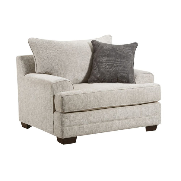 Avedia - Chair - Beige/Gray Chenille