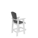 HDPE Bar Chair, White + Gray, Set of 2 - Atlantic Fine Furniture Inc