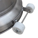 Outdoor Patio Heater 41000btu Floorstanding Propane Heater With Wheels - Atlantic Fine Furniture Inc