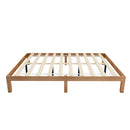 Queen Size Wood Platform Bed Frame,No Box Spring Needed,Strong Wood Slat Support,  Easy Assembly - Atlantic Fine Furniture Inc