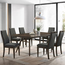 Wes - Rectangular Wood Dining Table - Dark Walnut - Atlantic Fine Furniture Inc