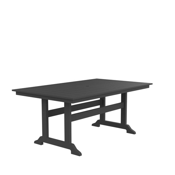 HDPE Dining Table, Gray - Atlantic Fine Furniture Inc