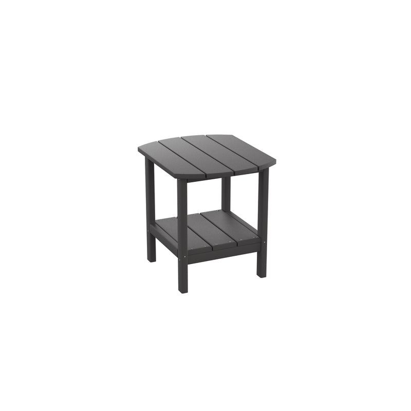 HDPE side table,adirondack table,porch table, patio table for outdoor and pool Gray - Atlantic Fine Furniture Inc