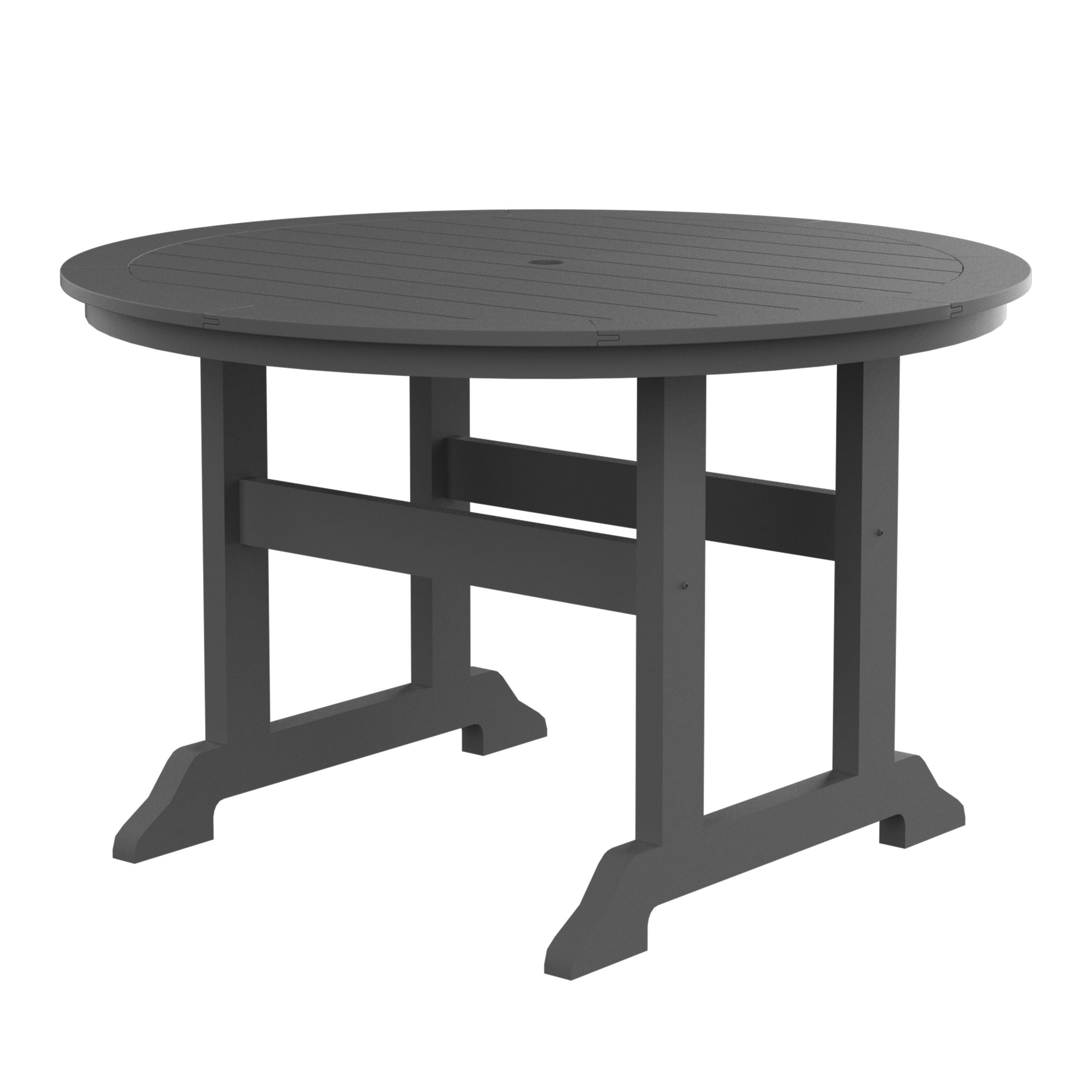 HDPE Bar Table, Dining Table, Patio Bar Set ,Counter Height Table For Outdoor, Gray - Atlantic Fine Furniture Inc