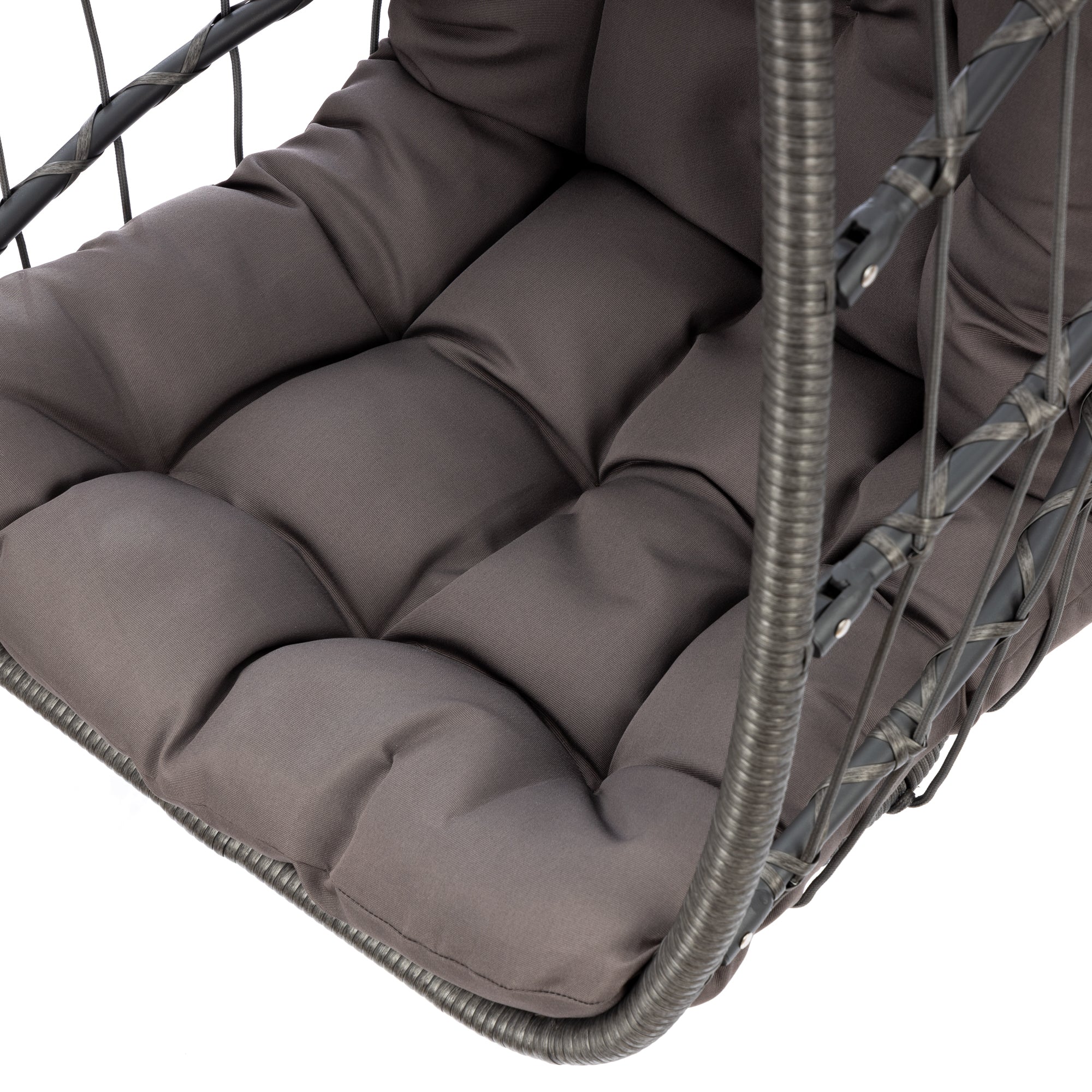 Dark grey Cushion for Swing Egg Chair,Hammock Chair, Hanging Chair - Atlantic Fine Furniture Inc