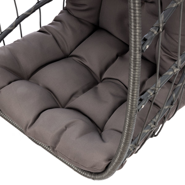 Dark grey Cushion for Swing Egg Chair,Hammock Chair, Hanging Chair - Atlantic Fine Furniture Inc