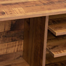 TV Stand Use in Living Room Furniture with 1 storage and 2 shelves Cabinet, high quality particle board,fir wood - Atlantic Fine Furniture Inc