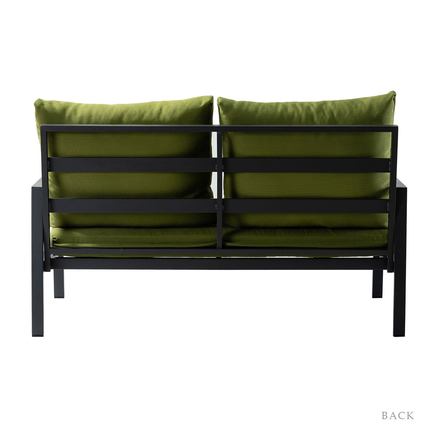 Helice Outdoor Conversation Aluminum 4 Piece Sofa Sets with Cushions - Atlantic Fine Furniture Inc