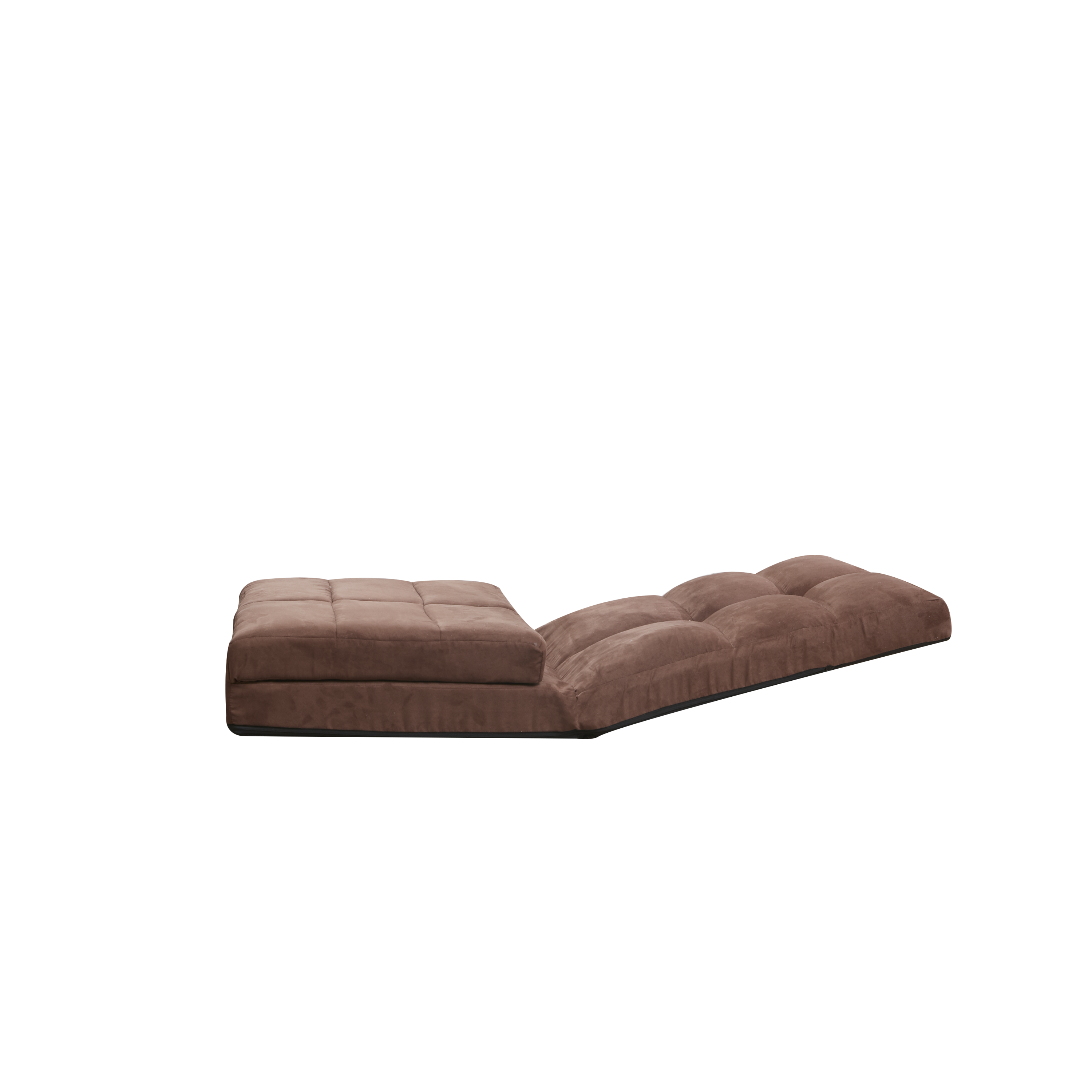 Triple Fold Down Sofa Bed, Adjustable Floor Couch Sofa with One Pillow, 5 Reclining Position, Convertible Upholstered Guest Sleeper，Adjustable Foldable Modern Leisure Sofa Bed Video Gaming Sofa - Atlantic Fine Furniture Inc
