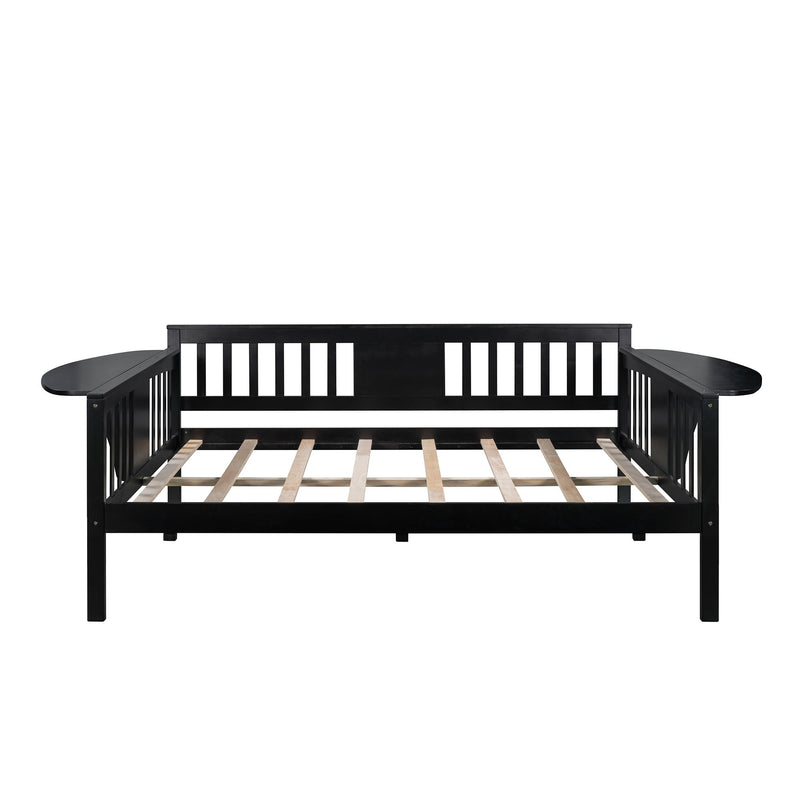 Full Size Daybed, Wood Slat Support - Espresso