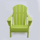 Classic Solid All-weather Folding Plastic Adirondack Chair - Atlantic Fine Furniture Inc