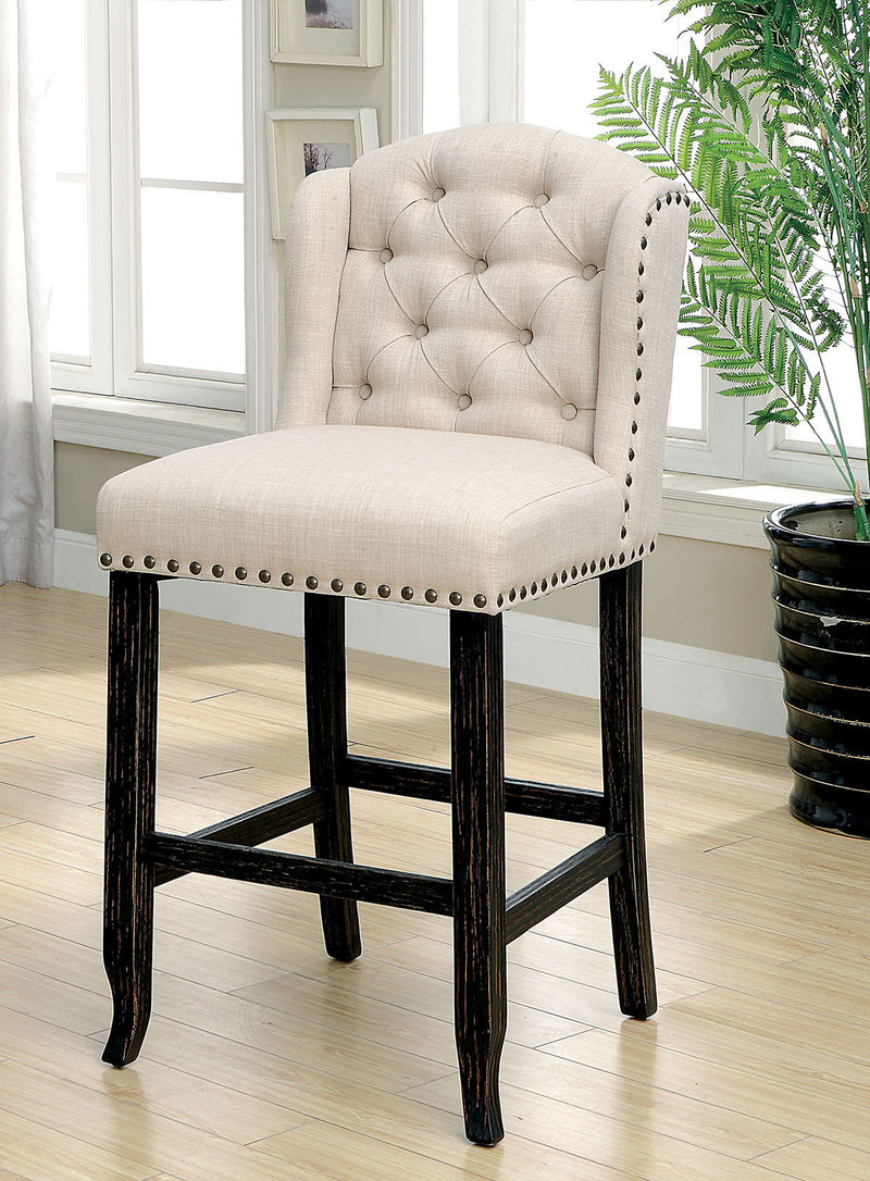 Sania - Bar Height Wingback Chair (Set of 2)