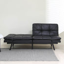 Convertible Memory Foam Futon Couch Bed, Modern Folding Sleeper Sofa-SF267PUBK - Atlantic Fine Furniture Inc