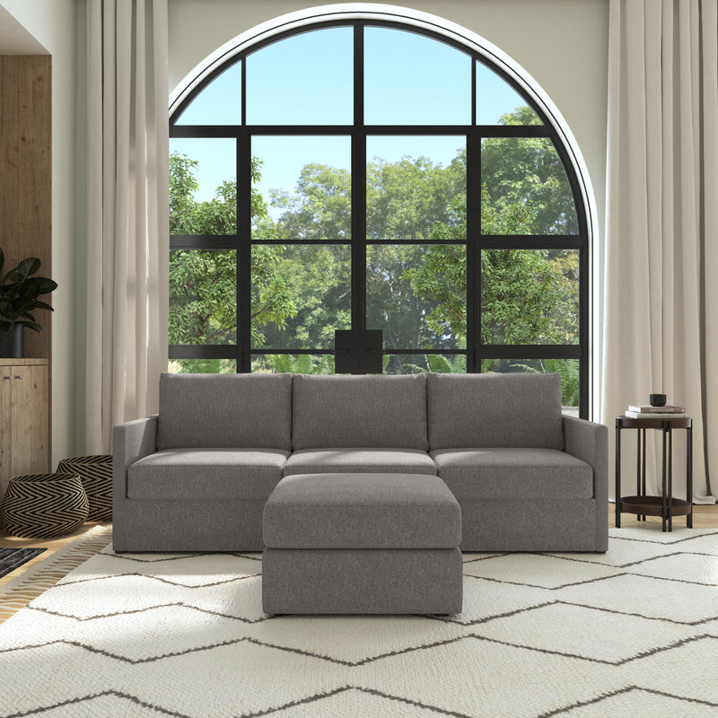 Flex - Sofa, Ottoman - Dark Gray