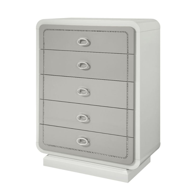 Allendale - Chest - Ivory & Latte High Gloss