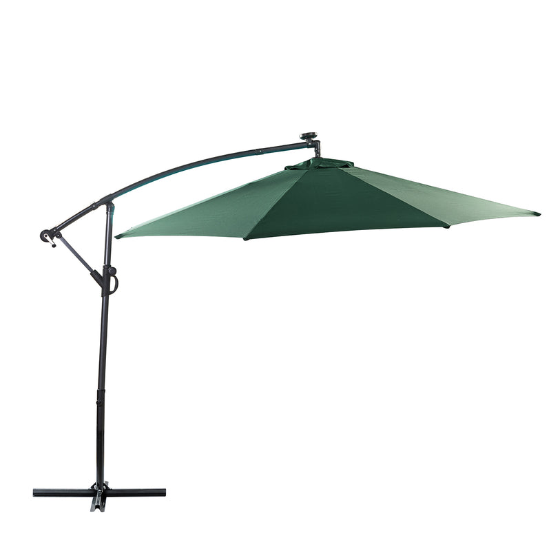 Philemon 10\' Solar Light Cantilever Umbrella