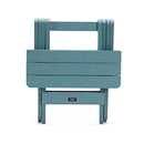 TALE Adirondack Portable Folding Side Table Square All-Weather and Fade-Resistant Plastic Wood Table Perfect for Outdoor Garden, Beach, Camping, Picnics Blue - Atlantic Fine Furniture Inc