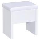 Harvey - 2-piece Vanity Set with Lift-Top Stool - Atlantic Fine Furniture Inc