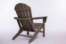 UM HDPE Resin Wood Adirondack Chair - Dark Brown - Atlantic Fine Furniture Inc