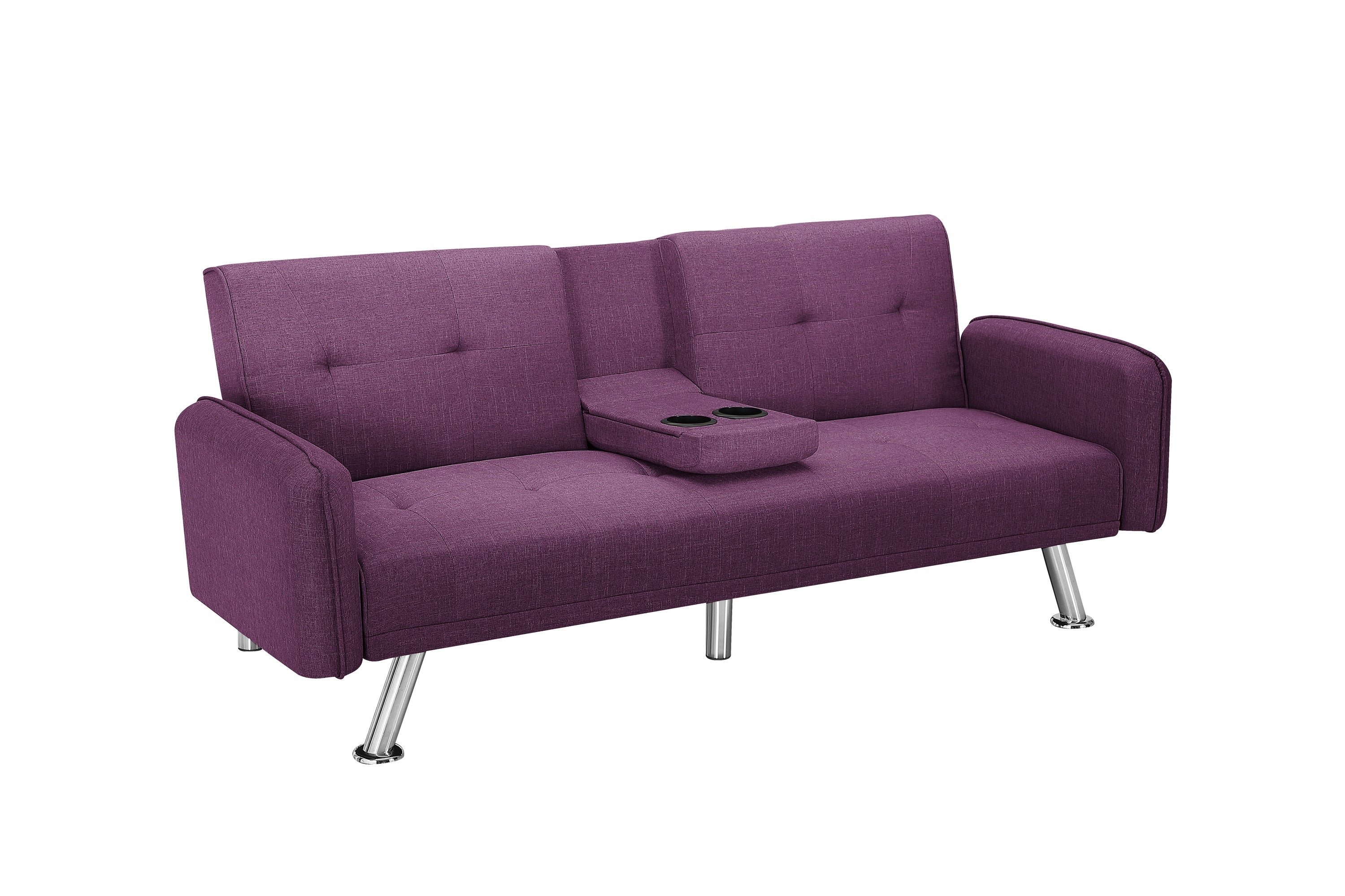 SLEEPER SOFA PURPLE COLOR (Replace W22307251。Size difference, See Details in page.) - Atlantic Fine Furniture Inc