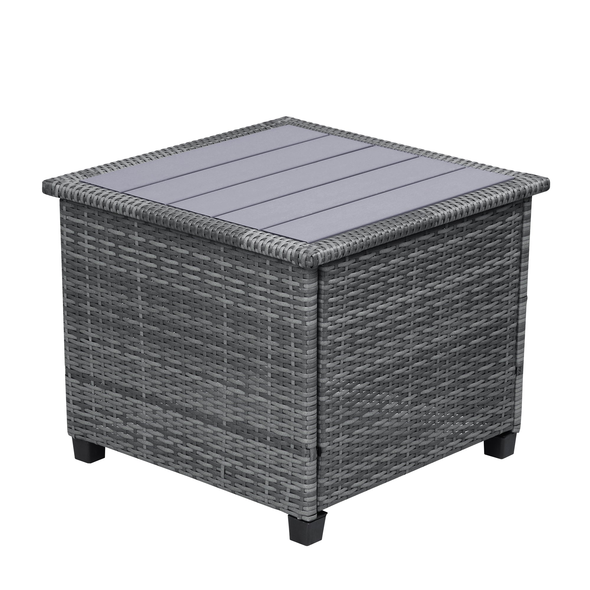 U_Style 8 Piece Rattan Sectional Seating Group with Cushions, Patio Furniture Sets, Outdoor Wicker Sectional - Atlantic Fine Furniture Inc