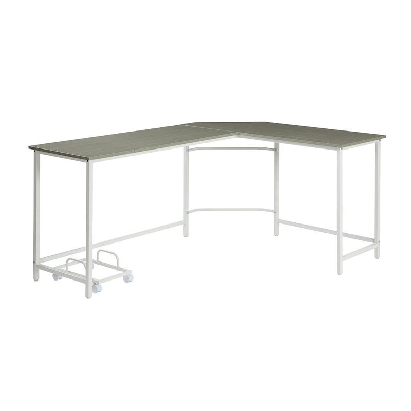 Dazenus - Desk - Gray & White Finish - 30"