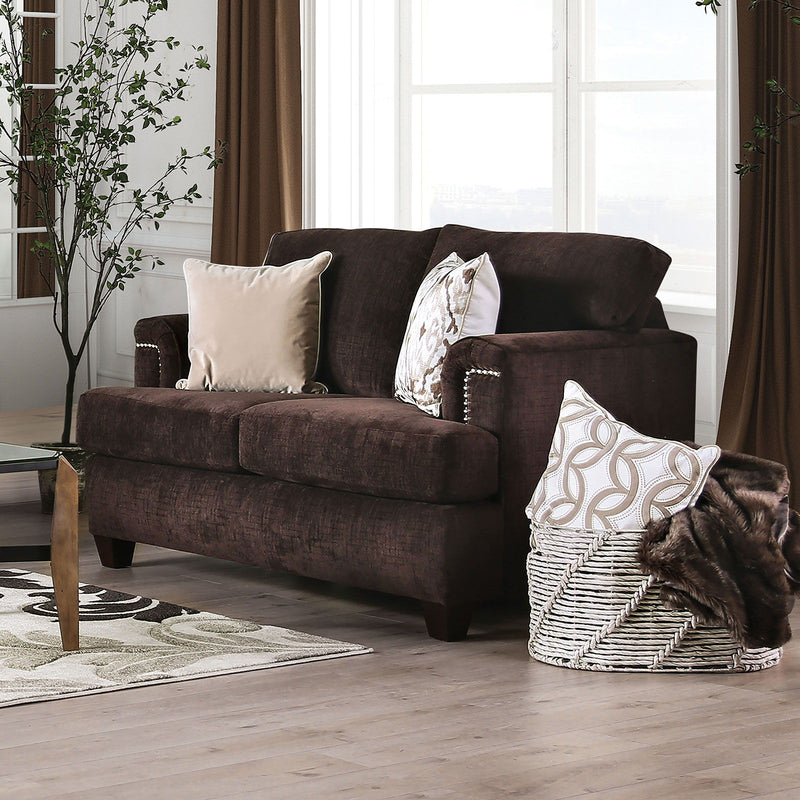 Brynlee - Loveseat (*Pillows Sold Separately) - Chocolate