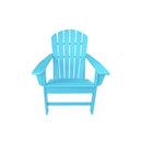 UM HDPE Resin Wood Adirondack Chair - Blue - Atlantic Fine Furniture Inc