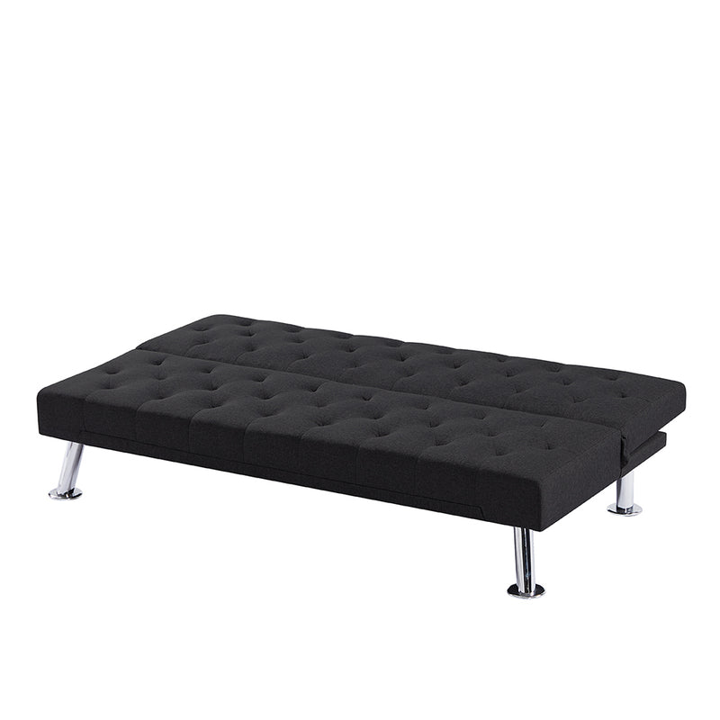 Futon Sofa Bed , Folding  Sofa Couch Bed , Upholstered Convertible Sleeper for Living Room - Atlantic Fine Furniture Inc