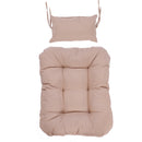 Outdoor Patio Wicker Folding Hanging Chair,Rattan Swing Hammock Egg Chair With Cushion And Pillow - Atlantic Fine Furniture Inc