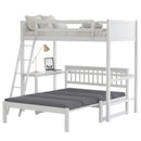 Full Size Folding Mattress,Tri-fold,Washable Linen Cover,Straps,Bonded Foam,Gray(Adapted to LP000072) - Atlantic Fine Furniture Inc