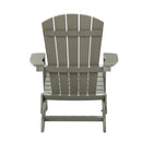 Elymus Outdoor 3 Pieces Plastic Adirondack Chair with Table - Atlantic Fine Furniture Inc