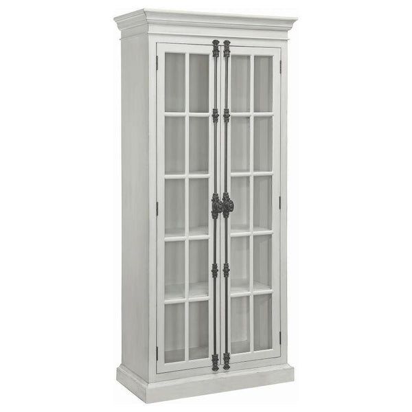 Toni - 2-Door Tall Cabinet - Antique White