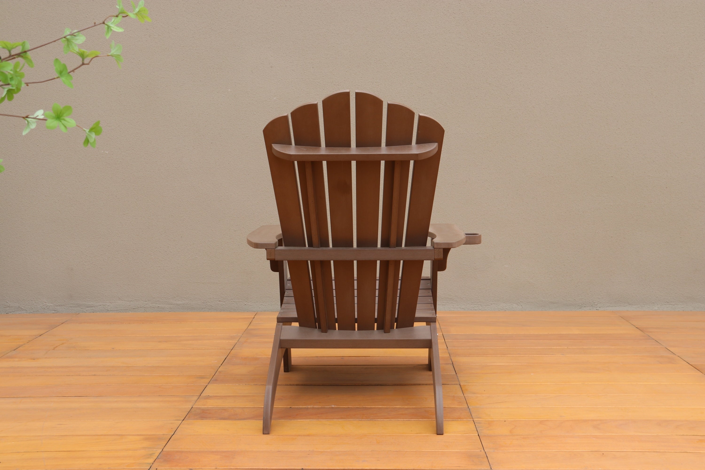 Polystyrene Adirondack Chair - Brown - Atlantic Fine Furniture Inc