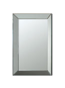 Pinciotti - Beveled Frame Wall Mirror - Silver - Atlantic Fine Furniture Inc