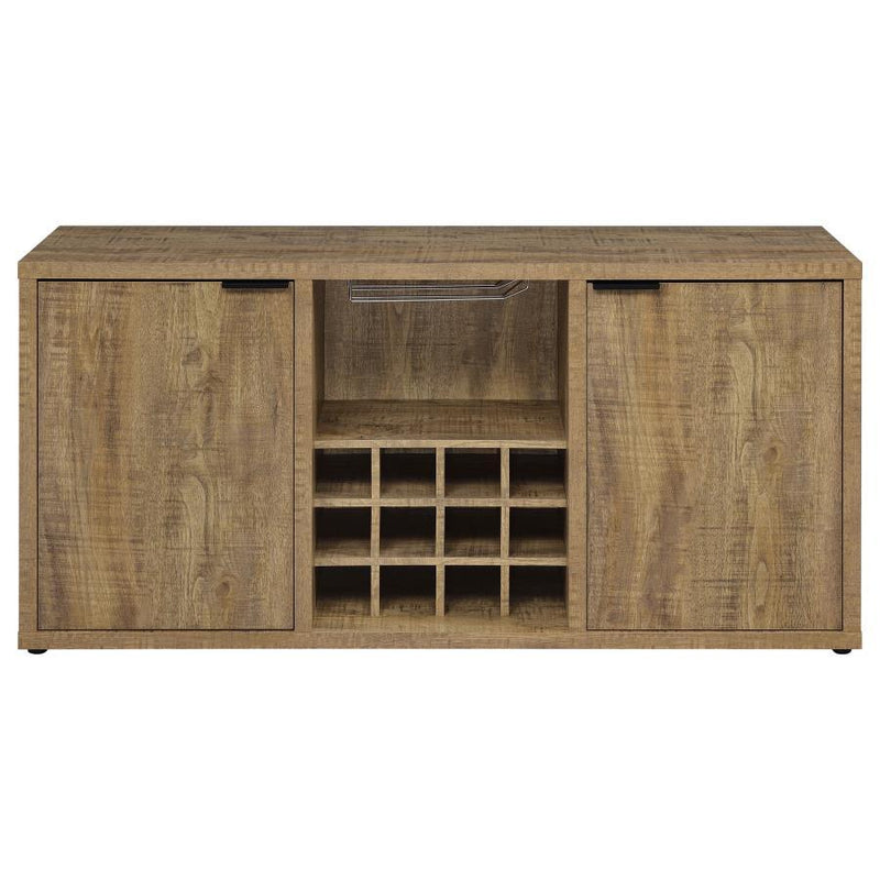 Jamestown - 2-Door Dining Sideboard Buffet With Wine Storage - Mango