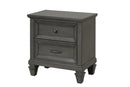 Hamilton King 4 Piece Storage Bedroom Set in Gray made with Engineered Wood - Atlantic Fine Furniture Inc