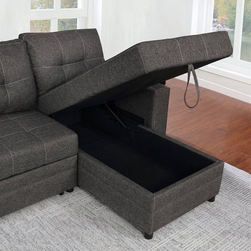 Vide - Sectional - Gray