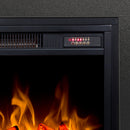 Classic 4 Cubby Fireplace TV Stand , Black - Atlantic Fine Furniture Inc