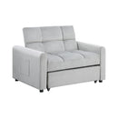 Orisfur. 50" Convertible Sleeper Bed, Adjustable Oversized Armchair  with Dual USB Ports for Small Space - Atlantic Fine Furniture Inc