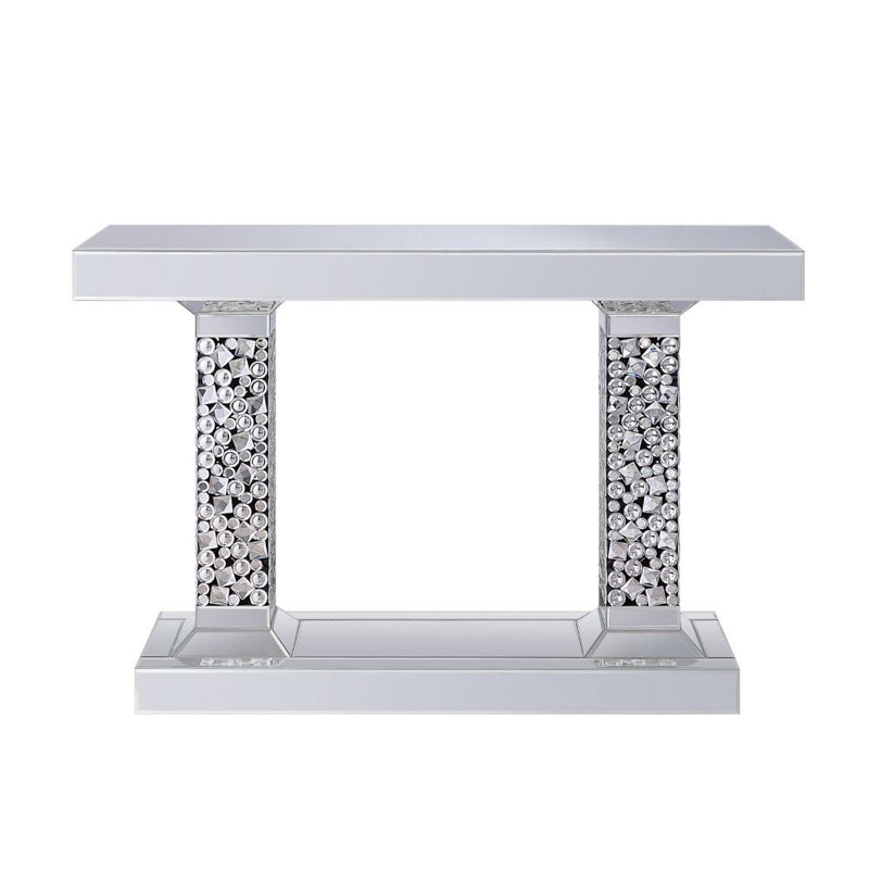 Kachina - Accent Table - Mirrored & Faux Gems