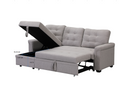 Light GreyUpholstered Sleeper Modular Sofa - Atlantic Fine Furniture Inc