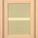 59" Rattan TV Stand for 65/70 inch TV Living Room Storage Console Entertainment Center,3 open doors - Atlantic Fine Furniture Inc