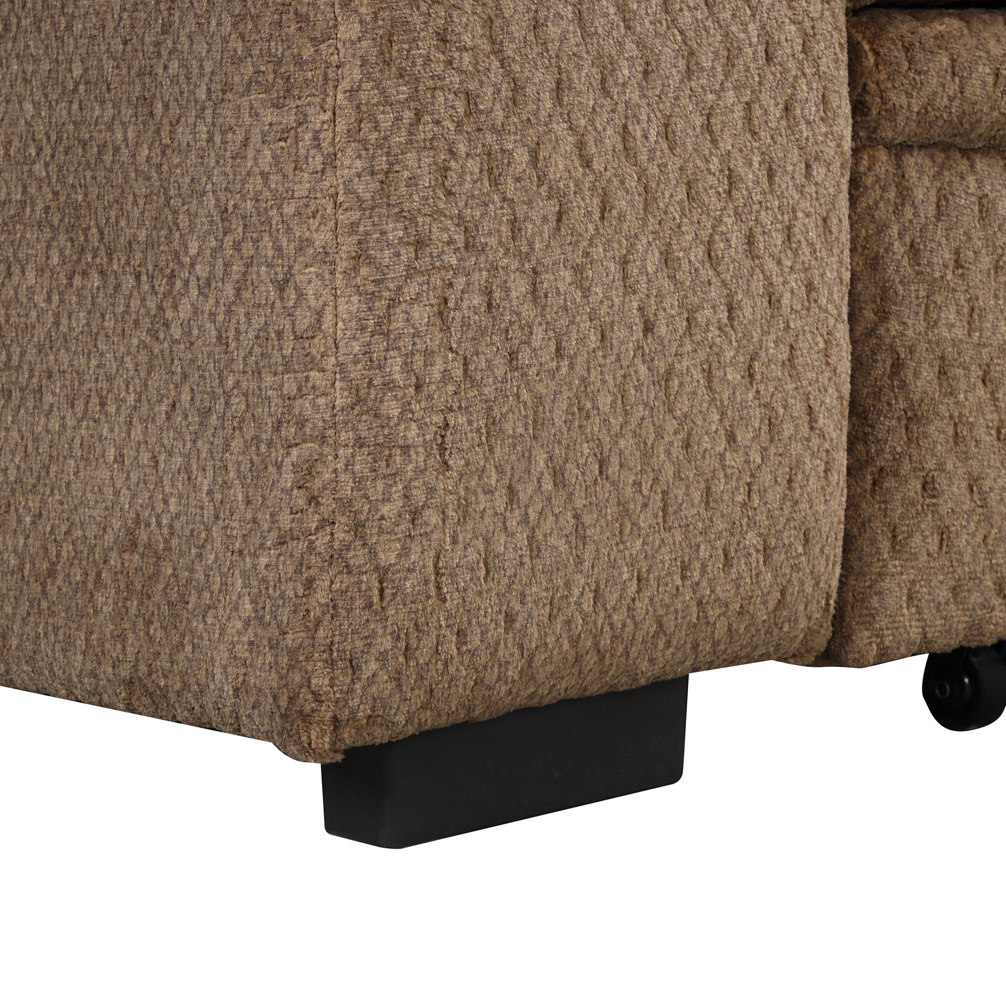 Orisfur. Modern Padded Upholstered  Sofa Bed Sleeper Sectional Sofa with Storage Chaise and Cup Holder for Living Room Furniture Set - Atlantic Fine Furniture Inc