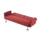 Convertible Folding Sofa Bed with Armrest , Fabric Sleeper Sofa Couch for Living Room . - Atlantic Fine Furniture Inc
