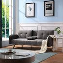 SLEEPER SOFA DARK GREY COLOR (Replace W22307248。Size difference, See Details in page.) - Atlantic Fine Furniture Inc